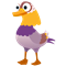 Pato roxo pacote