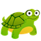 Sköldpadda packa ner